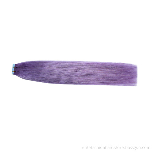 Hot sells Healthy bouncy texture No any split ends tape on hair extensions double drawn tape weft hair Tape-in Hair extension